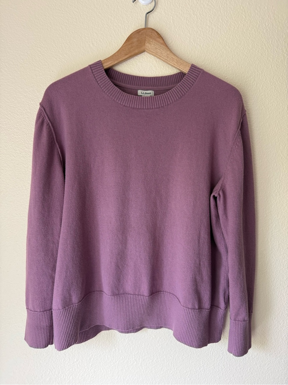 L.L. Bean Women's Cotton/Cashmere Crewneck Sweater